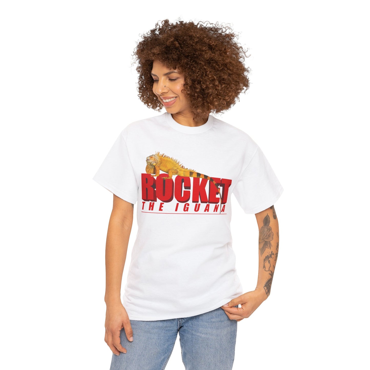 Rocket The Iguana T-Shirt (white hot)